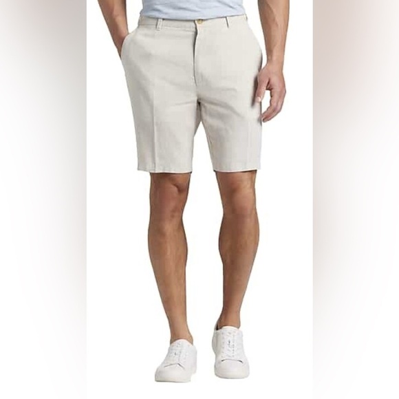 169. NWT Joseph Abboud Stretch Modern Fit Linen Shorts waist 46 - Picture 1 of 7